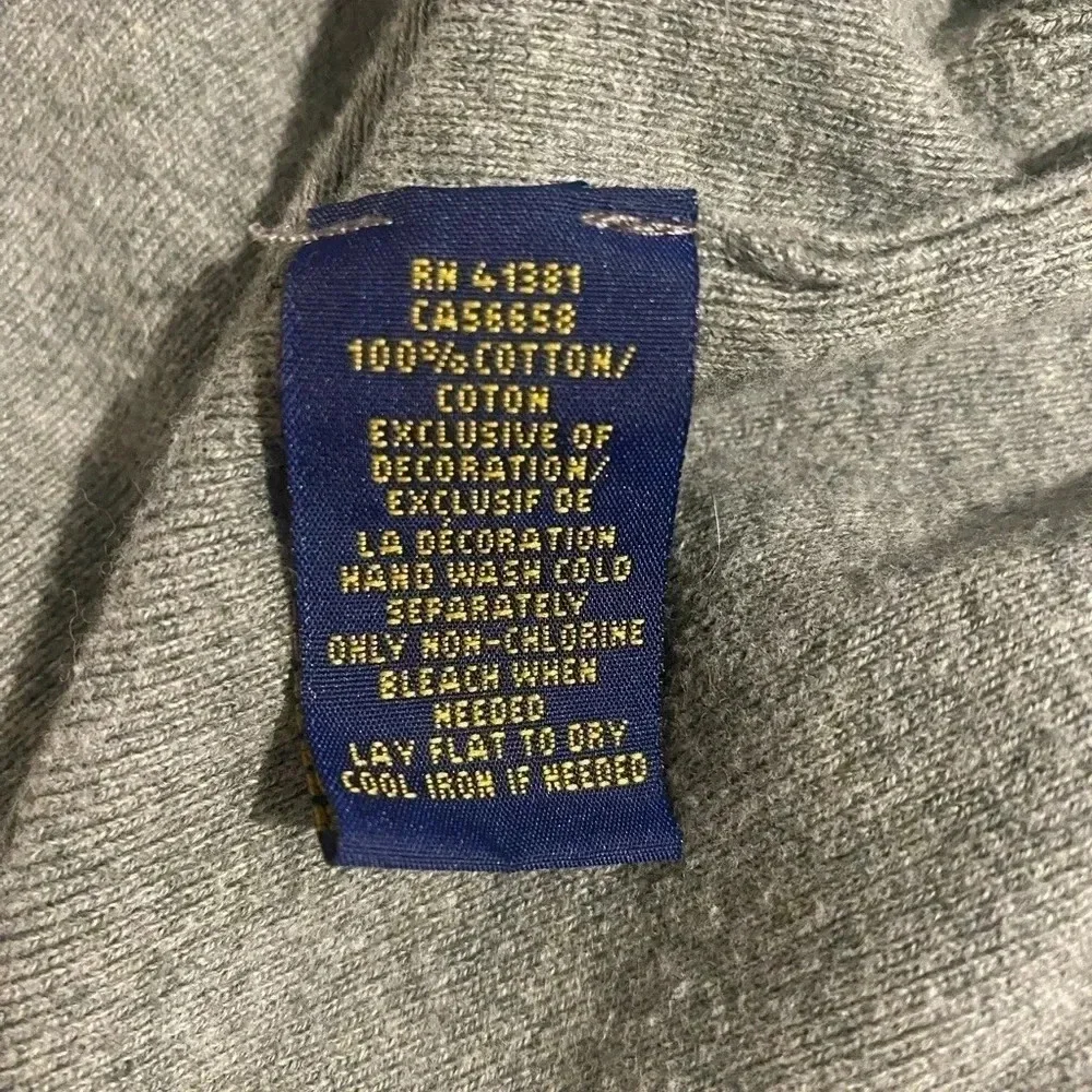 Polo Ralph Lauren Gray Sweater Vest. 100% Pima Cotton. Men’s Size XL